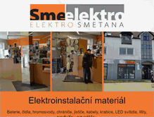 Tablet Screenshot of elektro-smetana.cz